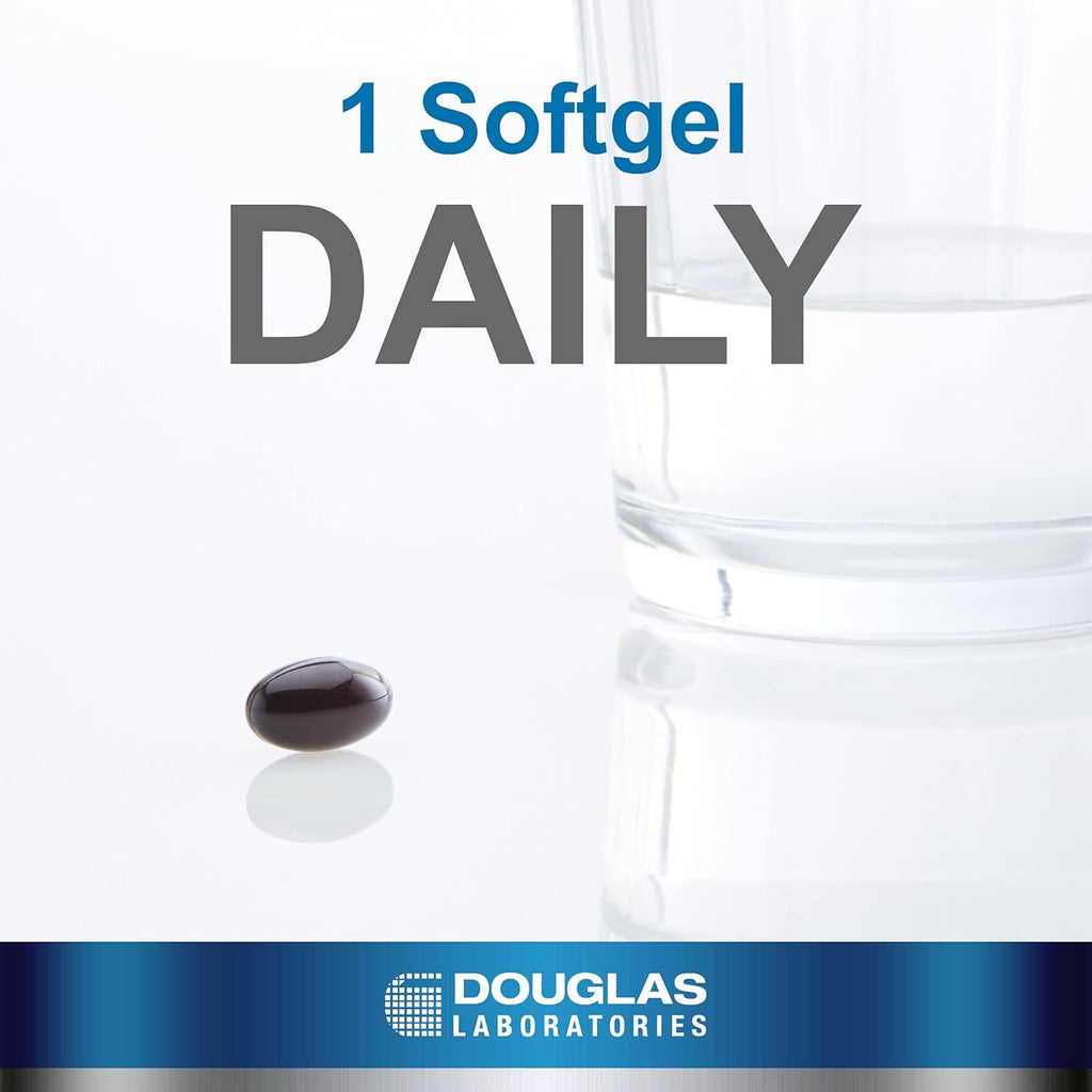Douglas Laboratories Ubiquinol-QH | CoEnzyme Q10 to Support Healthy Aging and Cardiovascular Function | 30 Softgels