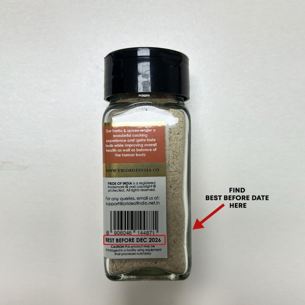 Pride of India | Dry Mango Powder 2.2 oz (62.36 gm) Small Dual Sifter Bottle | Amchur for Flavor and Taste | Gourmet Indian Spice | No Fillers or Artificial Colorants | Easy to Use
