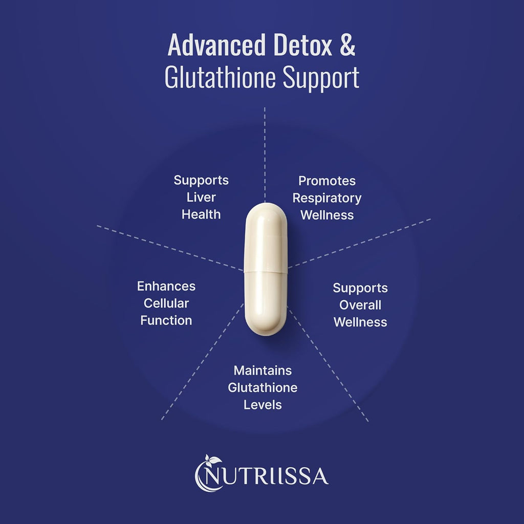 Nutriissa Neuron-NAC 1600mg - Antioxidant & Immune Support - EPEB Certified for Purity & Potency - 90 Capsules