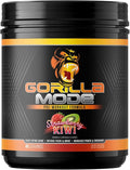 Gorilla Mode Pre Workout - Massive Pumps Laser Focus Energy Power - L-Citrulline, Creatine, L-Tyrosine, Betaine, Hydroprime, Alpha-GPC, 400mg Caffeine, Huperzine A 816g (Strawberry Kiwi)