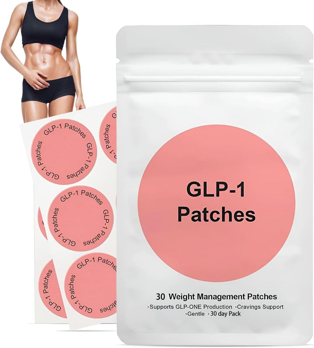 GLP-1 Patches with L Glutamine, Berberine, Chromium, Pomegranate and Cinnamon - （30 Count-z1）