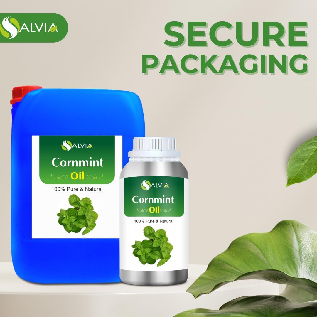 Cornmint Oil (Mentha arvensis) 100% Natural Pure Undiluted Uncut Essential Oil (8.45 Fl Oz (Pack of 1))