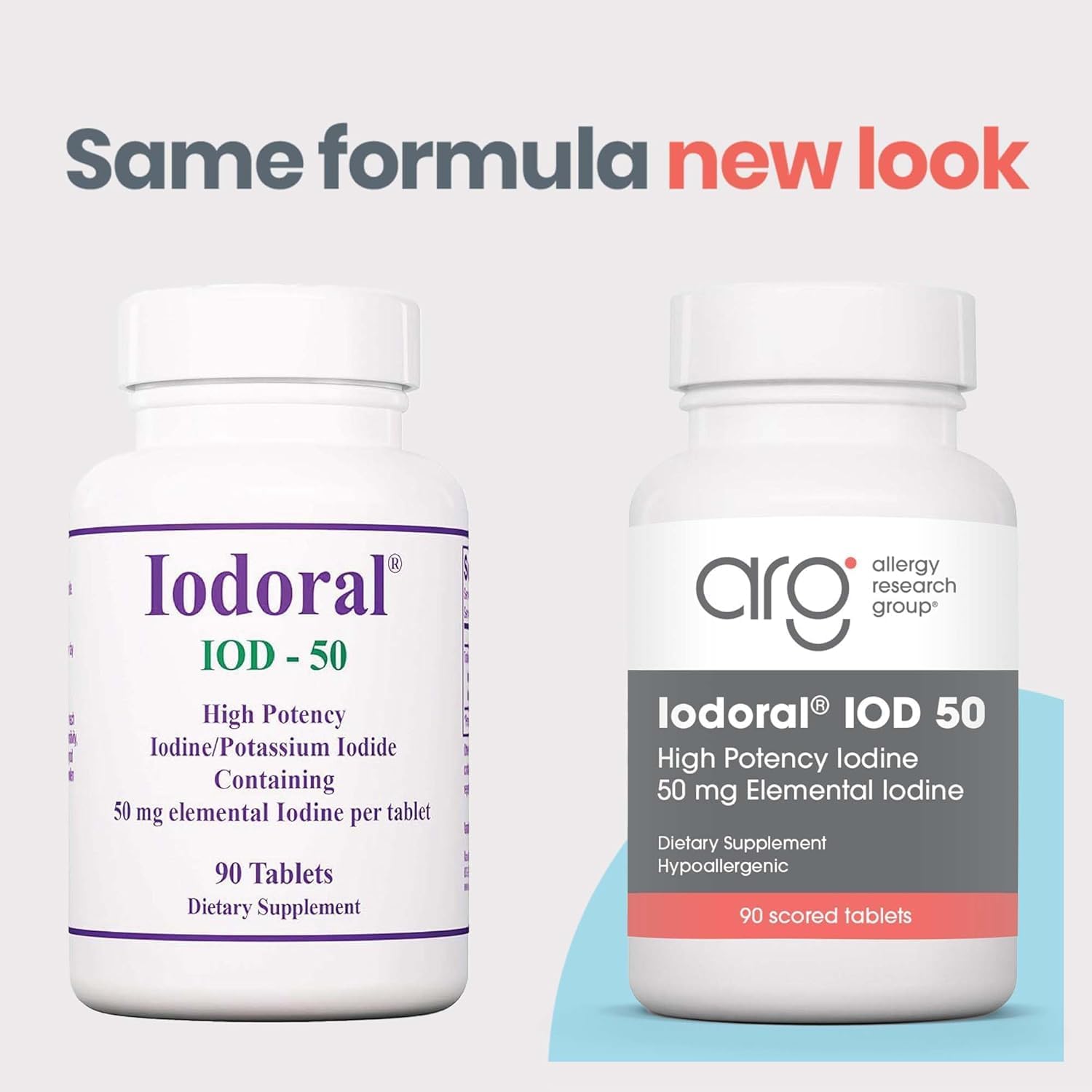 Optimox Iodoral 50 mg Supplement - Potassium Iodide Tablets, High Potency Iodine Supplements, Thyroid Support, Vitamins & Minerals - 90 Count