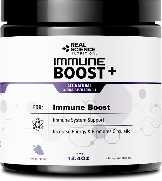 Immune Boost Plus | Natural Immunity Formula, Boost Immune System Health and Wellness, More Powerful Than Elderberry, Zinc, Echinacea - in a Fast Acting Powder