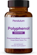 Pendulum Polyphenol Booster, Antioxidant from Superfoods, Beneficial Plant Compounds for Good Health, Helps Boost Akkermansia Muciniphila for Men & Women (60 Capsules, 1-Pack)