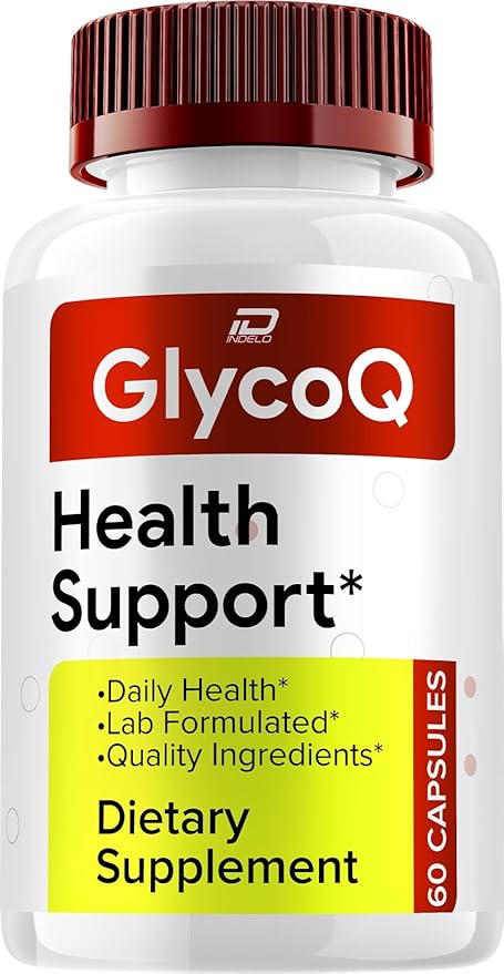 GlycoQ Capsules – Glyco Q Natural Blend Daily Health Supplement (1 Pack - 60 Capsules)