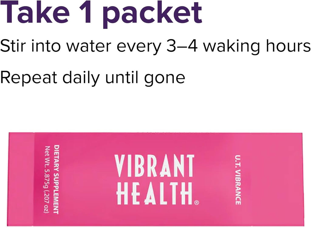 Vibrant Health, U.T. Vibrance Stick Packs, Crisis Intervention for Urinary Tract Health, 10 Servings