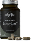 Hifas de Terra Mico-Leo - Organic Lions Mane Supplement Capsules, Lion's Mane Mushroom Extract, Nootropic for Brain, Focus, and Memory for Adults - 70 Vegan Capsules