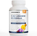 VisioVance 15 in 1 Advanced Eye Formula - Neurobella Eye Formula with All 3 Carotenoids, Lutein & Zeaxanthin, Bilberry Extract and Saffron, 60ct(1)