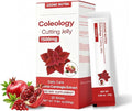 Coleology Cutting Jelly – Korean Jelly Stick for Weight Management, Helps Control Appetite & Supports Metabolism with Garcinia Cambogia HCA, Chia Seeds & Pomegranate Flavor – 20 Sticks