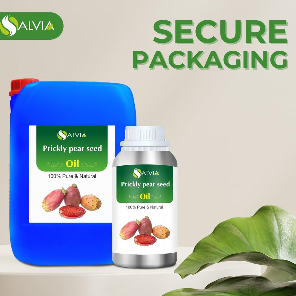 Bulk Prickly Pear Seed Oil (Opuntia Ficus-Indica) 100% Pure & Natural - Undiluted Uncut Essential Oil - Aromatherapy Massage Oil (1000 ML)