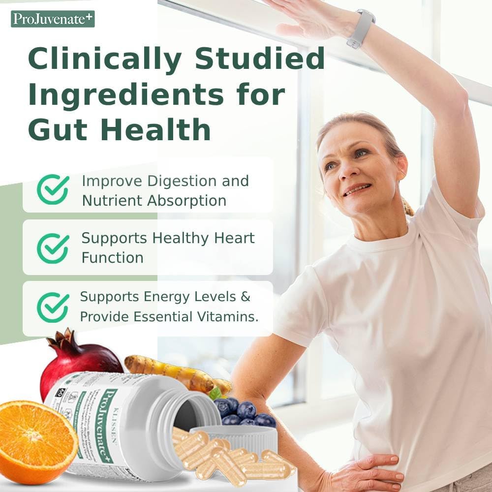 ProJuvenate+ Probiotic Weight Management for Women, Supports Gut & Digestive Health, Helps with Occasional Bloating, Healthy Metabolism & Immune Support, 70 Billion CFU & Prebiotics (60 Count)