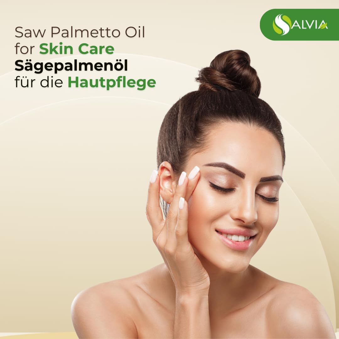 Saw Palmetto Oil - Pure & Natural Cold-Pressed Oil | Use for Skin Care & Hair Care | Used in Cream, Lotion, Shampoo, and Many Others (100ML)