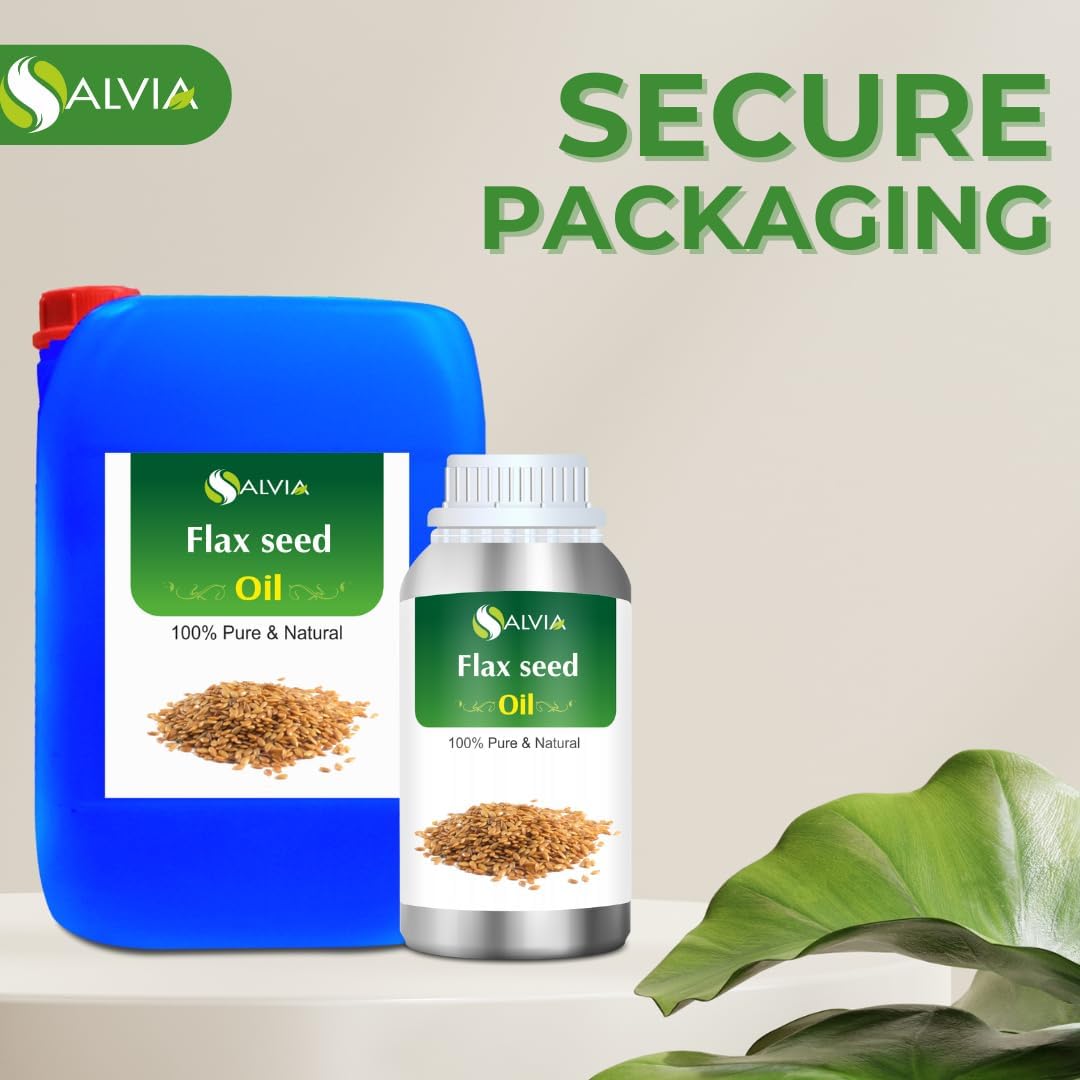 Salvia Bulk Flax Seed (Linum Usitatissimum) Oil - 25L/845.35Fl Oz