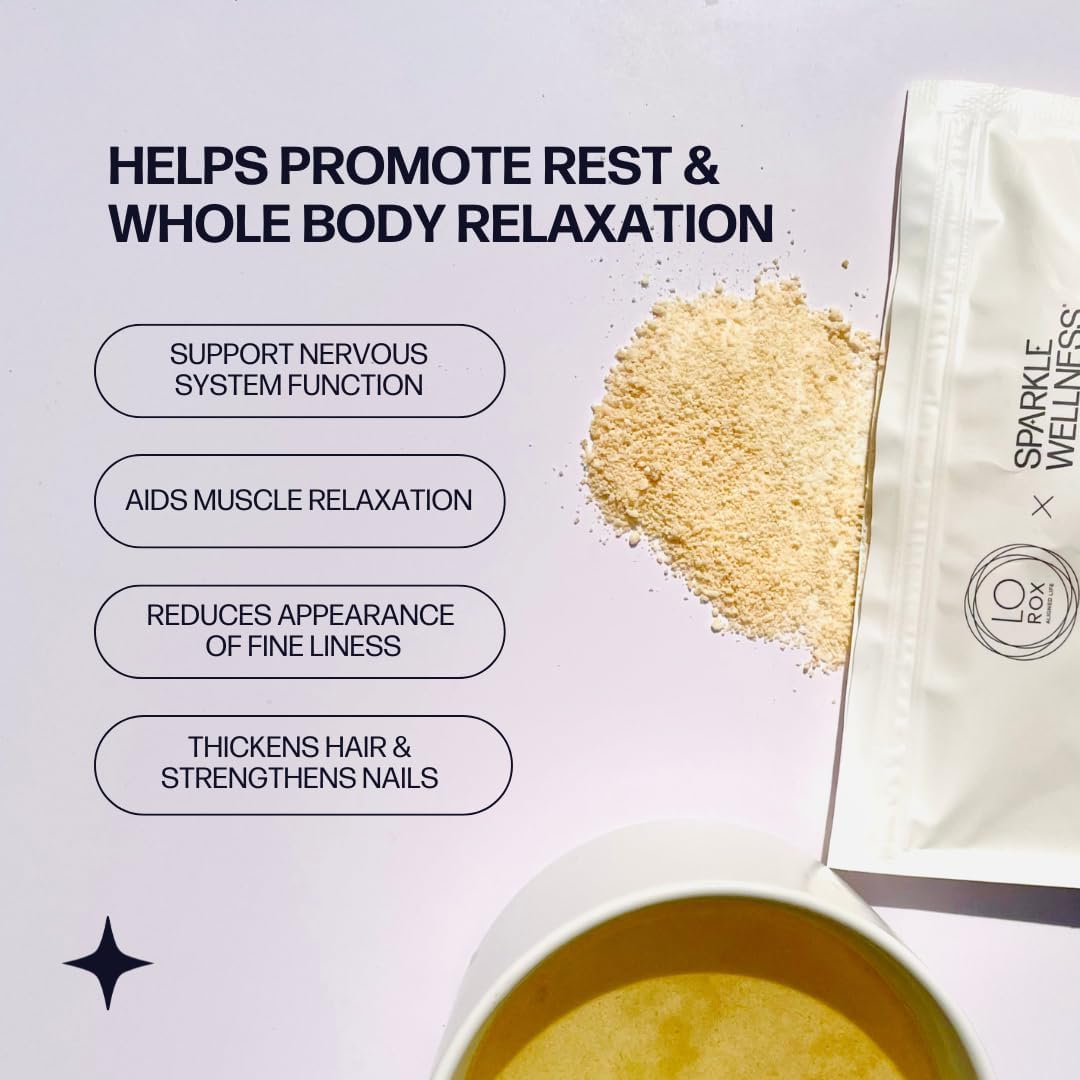 Collagen Magnesium Rest + Restore (Honey Lemonade) [30 Serves] | VERISOL Bioactive Collagen Peptides, Magnesium Glycinate & Taurate Salts | Lauren Roxburgh Rest + Restore | Calming Beauty Routine