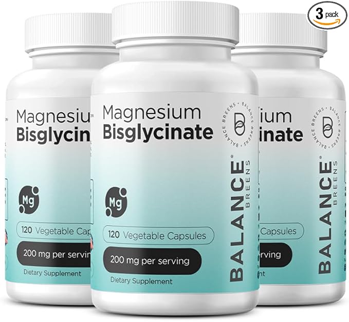 Magnesium Bisglycinate 200mg - High Absorption Chelated Magnesium Supplement - Gentle on Stomach, Non-GMO, Gluten-Free, Supports Sleep, Muscle Cramps & Positive Mood - 120 Vegan Capsules
