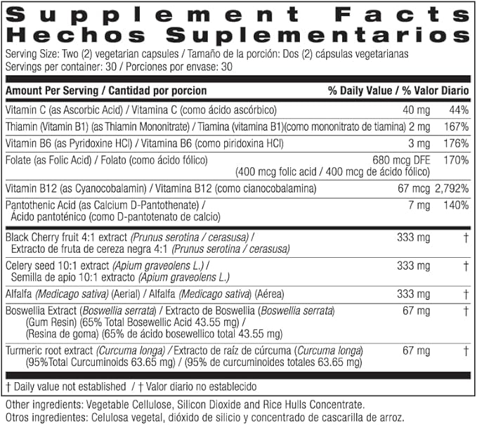 Bio Nutrition Urilow 60 Vegetarian Capsules | Natural Support for Urinary Health | Promotes a Healthy Uric Acid Balance