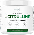 Type Zero L-Citrulline Malate Powder 2:1 6X (300g | 6000mg Per Serving | Unflavored) Ultra Clean L Citrulline, Nitric Oxide Booster, Pre Workout - Nitrous Oxide Vasodilator Supplement