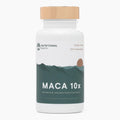 Maca Root Capsules: Peruvian Maca 10x, Made with Organic Maca Powder (Lepidum meyennii), 10:1 Concentration, Single-Origin, Vegan, Gelatinized Maca Supplement, 60 ct.