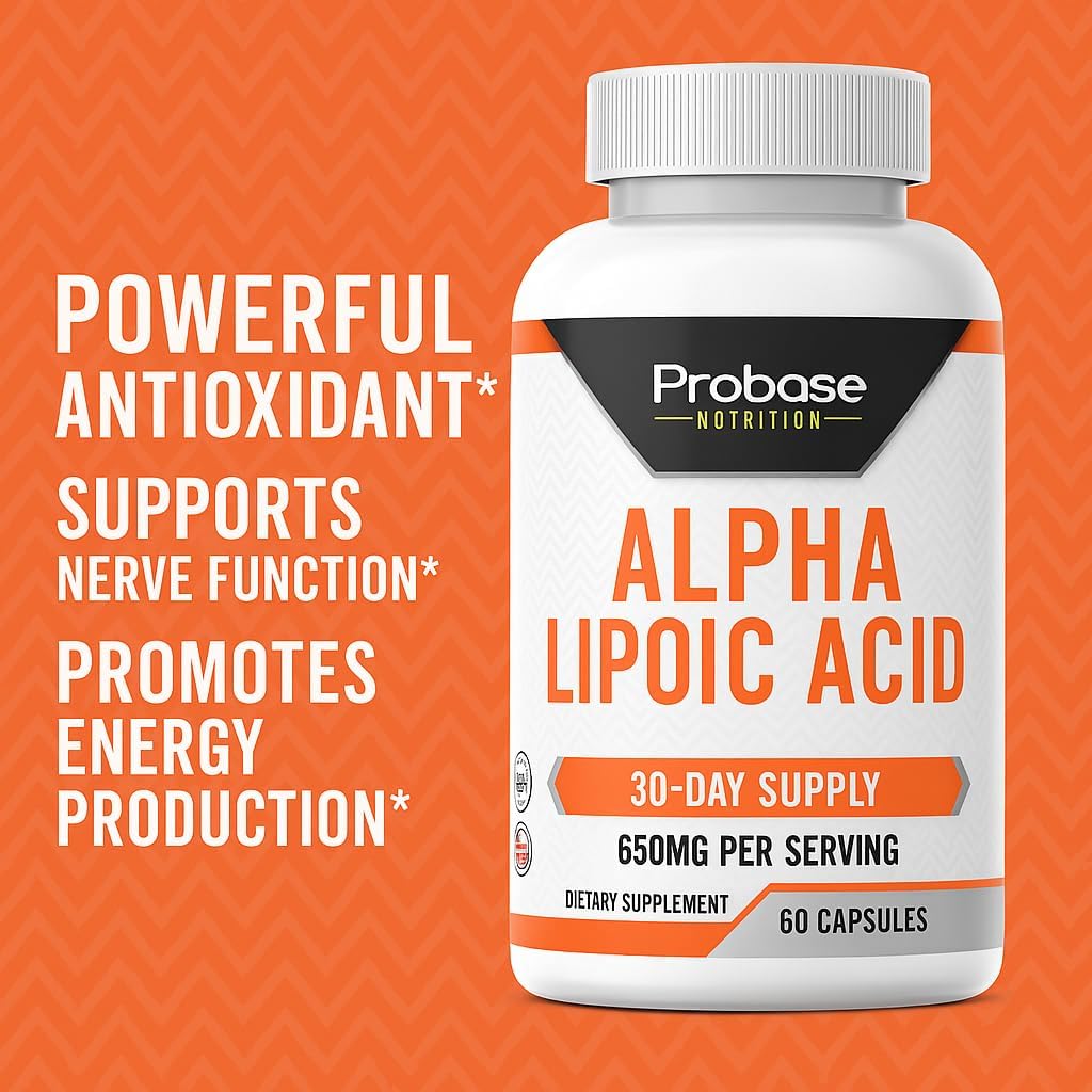 Alpha Lipoic Acid (ALA) 60 Capsules 30-Day Supply