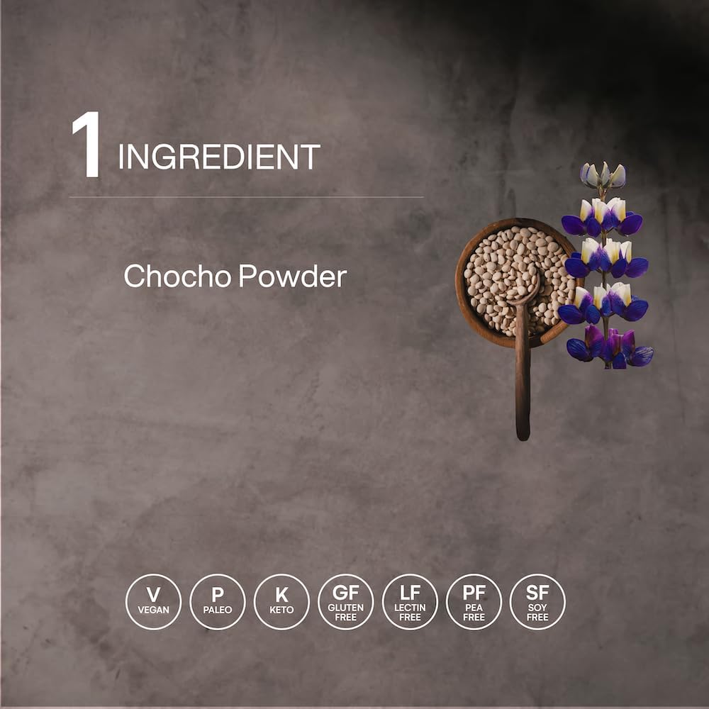 Mikuna Vegan Protein Powder (Unflavored, 15 Servings) - Plant Based Chocho Superfood Protein - Dairy Free Protein Powder Packed with Vitamins, Minerals & Fiber - Gluten, Keto & Lectin-Free