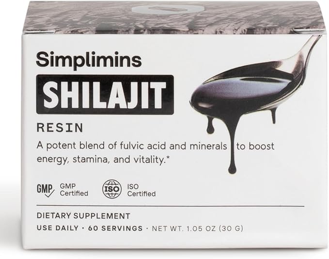 Shilajit Resin Pure Himalayan Ayurvedic Adaptogen Supplement (30 g | 60 Servings) | Natural Energy, Stamina & Immune Support for Men & Women | Lab-Tested, Heavy-Metal Screened, Vegan