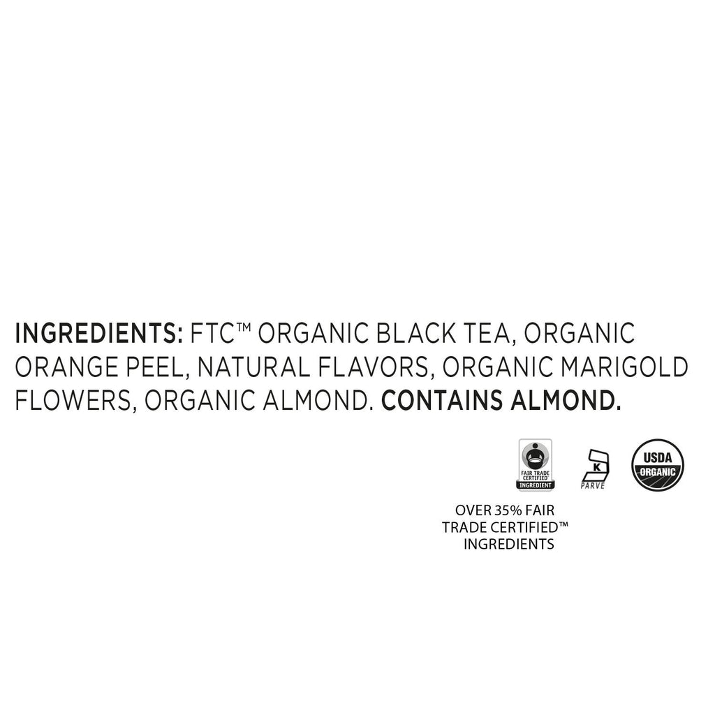 Tea Forte Caramel Nougat Premium Loose Leaf Caffeinated Black Tea Blend Canister, Makes 35-50 Cups, Round Canister
