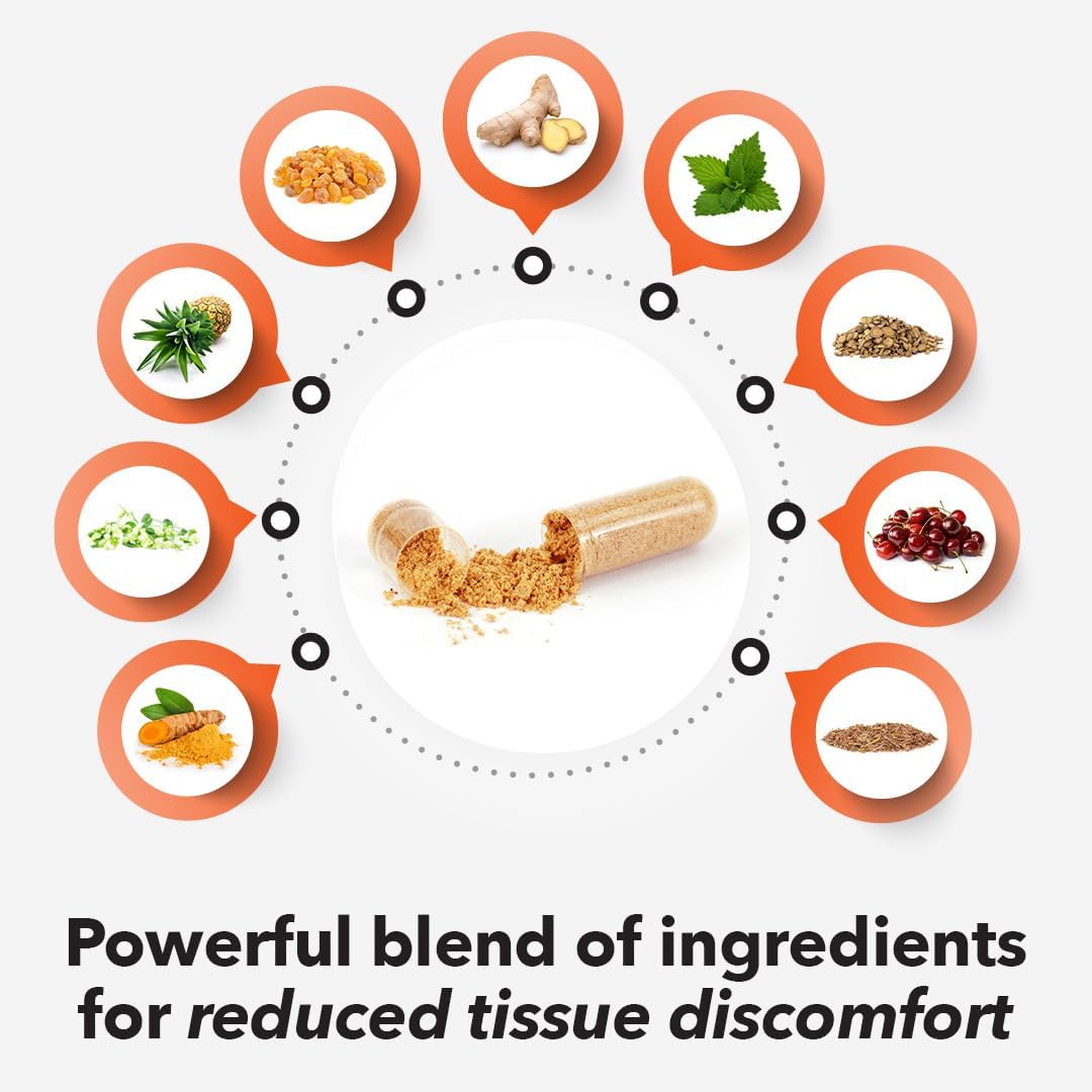 Inflamma-X - Inflammation Support Supplement - Turmeric Boswellia & Bromelain - Soothes Aches & Chronic Discomfort - Reduces Swelling & Inflammatory Compounds - 60 Capsules