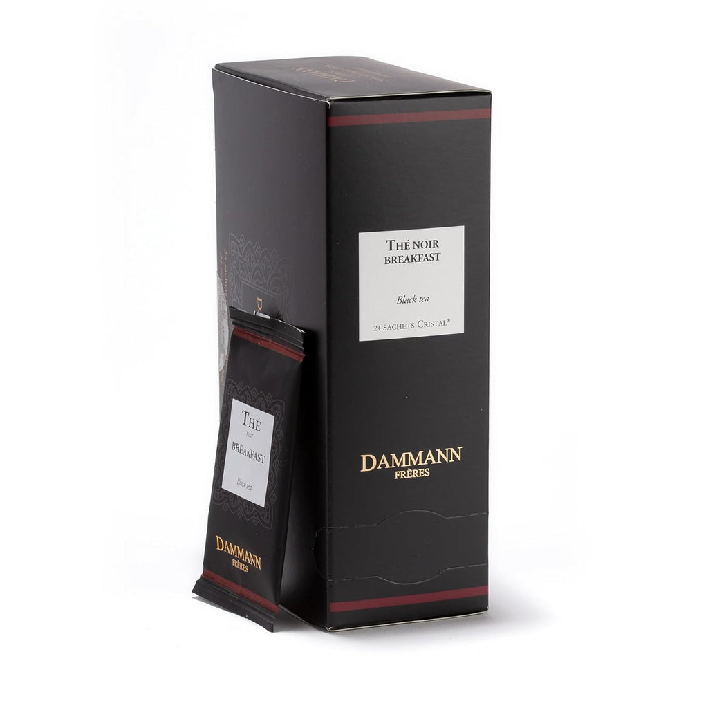 Dammann Freres Loose Leaf, Breakfast Blend Premium Gourmet French Black Tea, 24 Count (Single Pack)