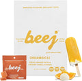 BEEJ Edible Massage Oil - Dreamsicle Flavored with Coconut Oil and Pumpkin Spice Gummies for Couples, No Artificial Flavors or Sweeteners