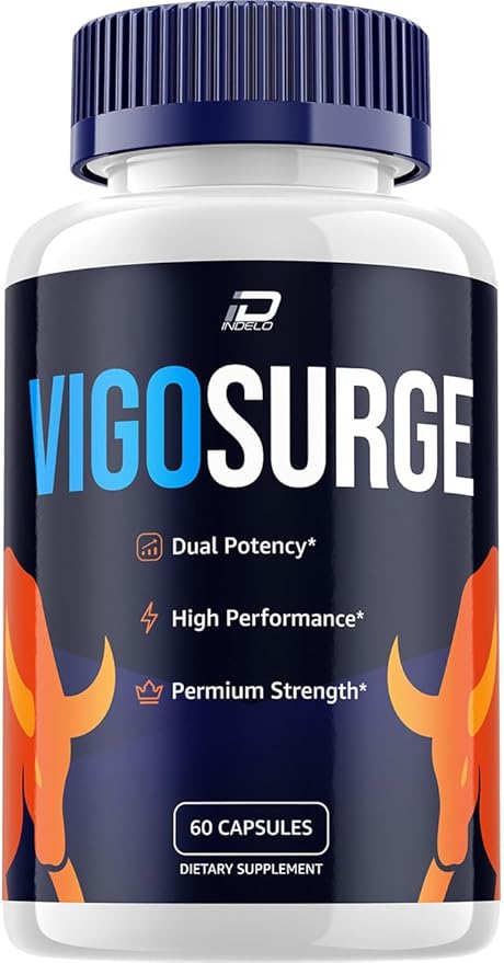 VigoSurge Capsule – Vigo Surge Natural Ingredients Supplement Advanced Formula (1 Pack - 60 Capsules)