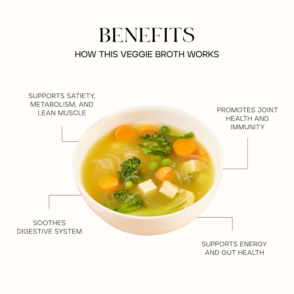 Kroma Vegan Vegetable Broth Powder w/ Plant Protein 7 Servings Travel Packs, 4.5 Oz – Red Miso Blend, Vegetables, Turmeric & Chocho Plant Protein Vegetable bouillon powder– Non-GMO Veg Stock – Makes Nourishing Soups and Stews