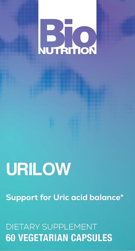 Bio Nutrition Urilow 60 Vegetarian Capsules | Natural Support for Urinary Health | Promotes a Healthy Uric Acid Balance