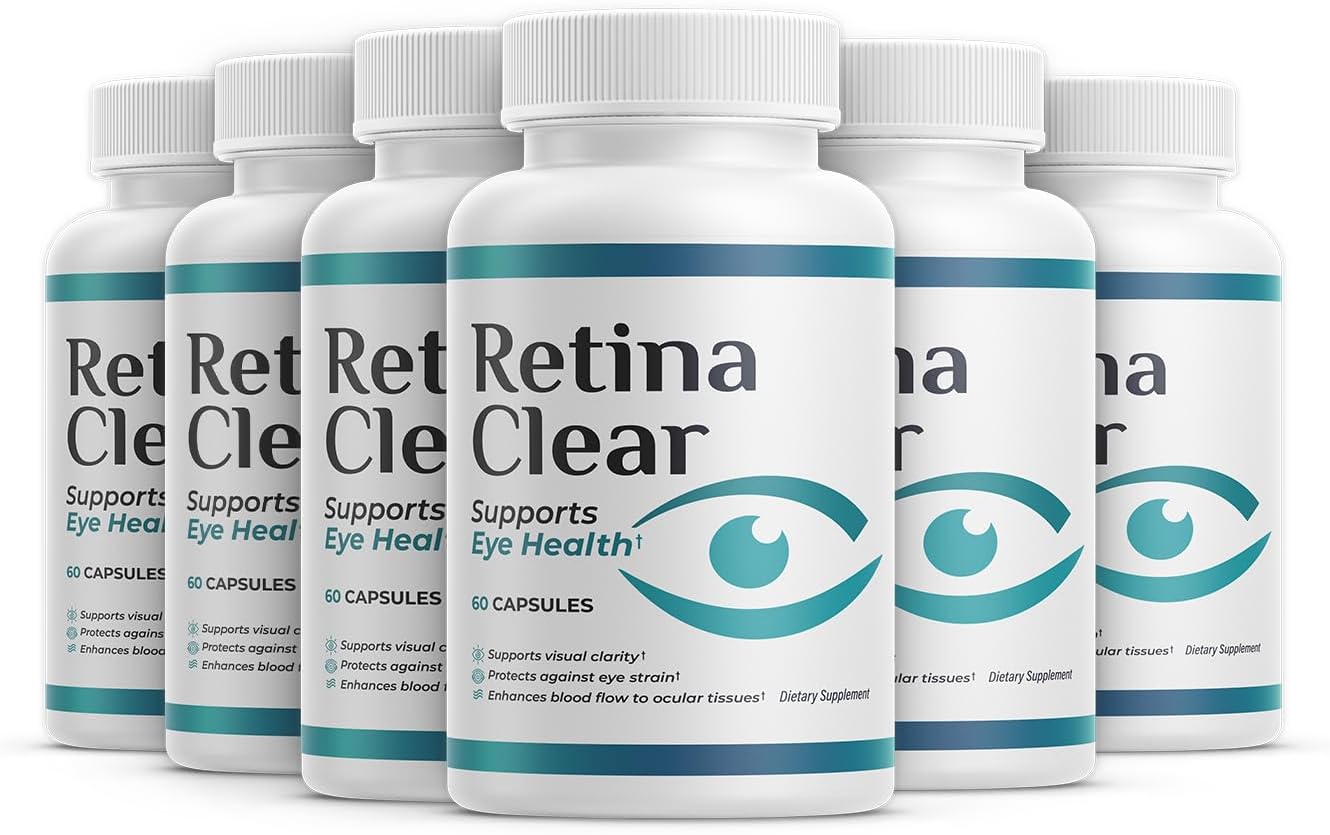 Vision Support Supplement – Eye Health Formula with Lutein, Zeaxanthin, Quercetin, Vitamin A, Zinc, & Bilberry – Supports Visual Clarity, Focus & Eye Fatigue Relief – 6-Pack