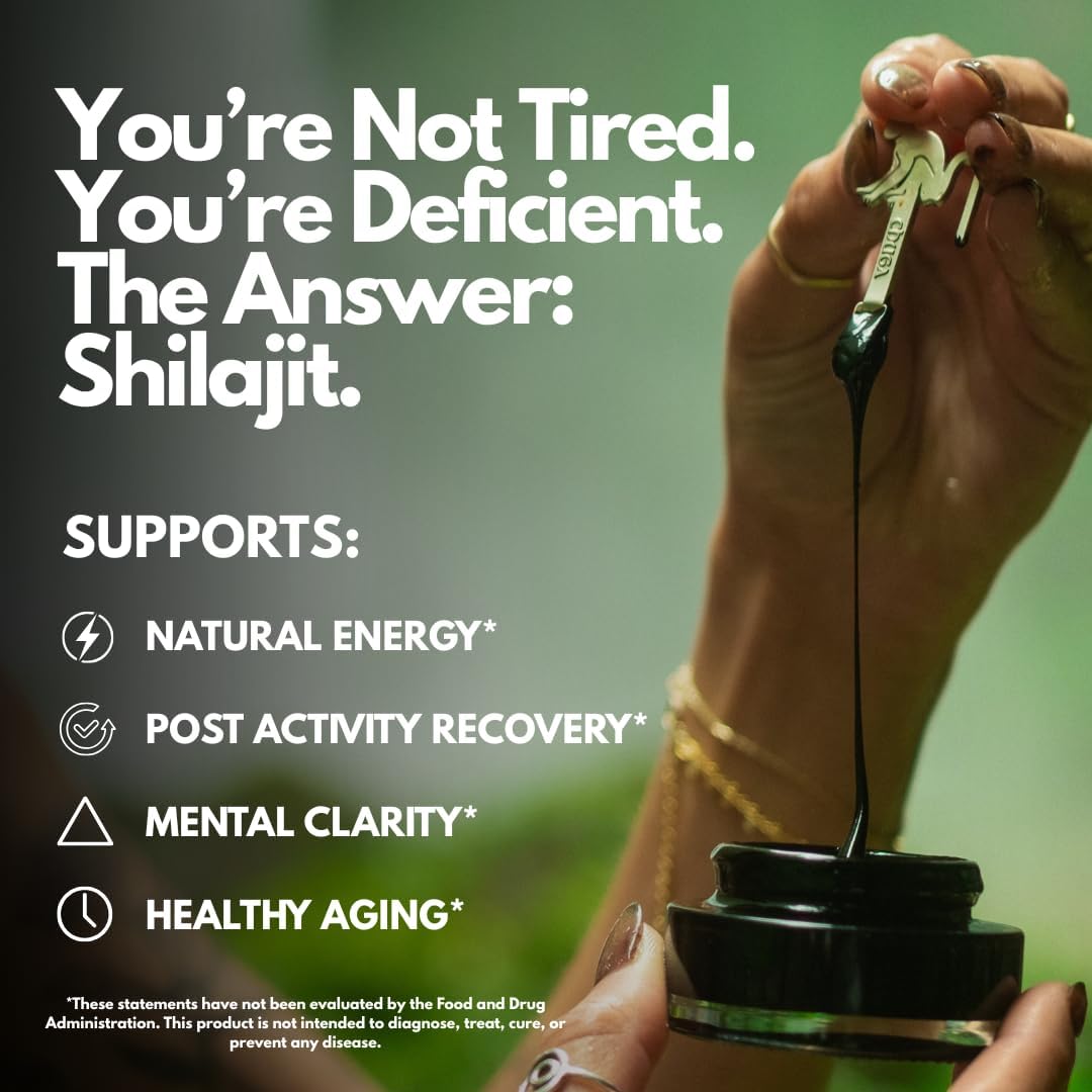 Chuga's Pure Himalayan Shilajit Resin | Naturally Sourced Grade A Shilajit, Organic Shilajit Harvested 16,000 Feet | Lab Tested in USA, 74+ Fulvic Acid | 100 Servings per 20 Gram Jar (Pack of 2)