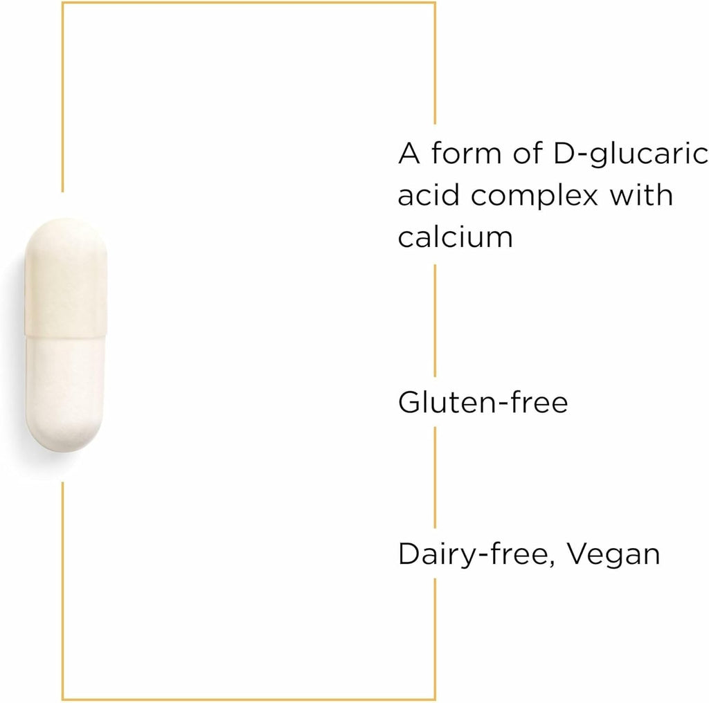Integrative Therapeutics Calcium D-Glucarate - Daily Support for Detoxification Systems*- Supports Healthy Immune Function & Estrogen Metabolism* - Gluten & Dairy-Free - 90 Capsules (30 Servings)