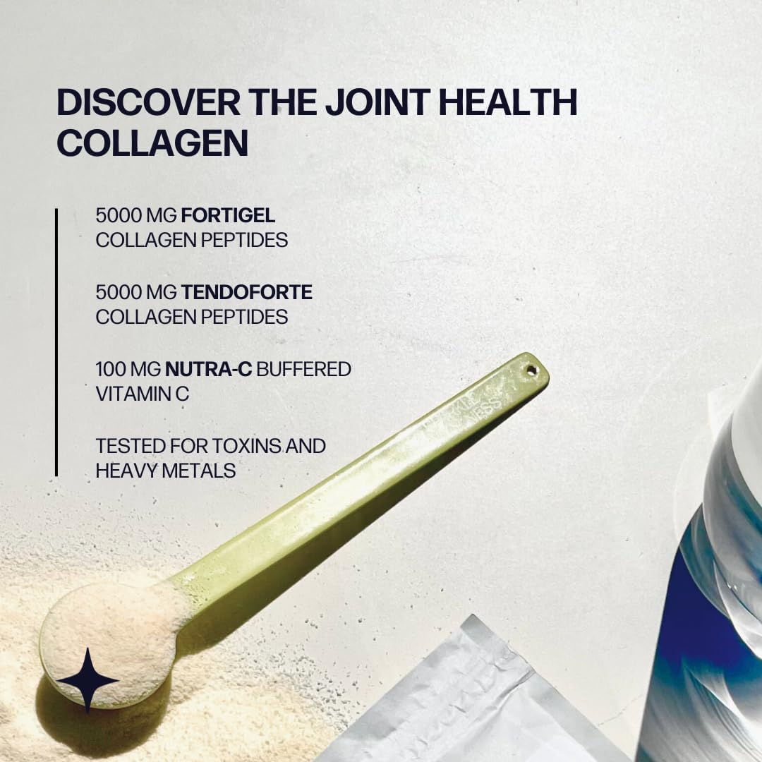 Sparkle Wellness Joint Boost (Tropical) [30-Serves] | Collagen Powder Supplement with FORTIGEL & TENDOFORTE Collagen Peptides & Calcium Ascorbate Vitamin C | Supports Joint Mobility