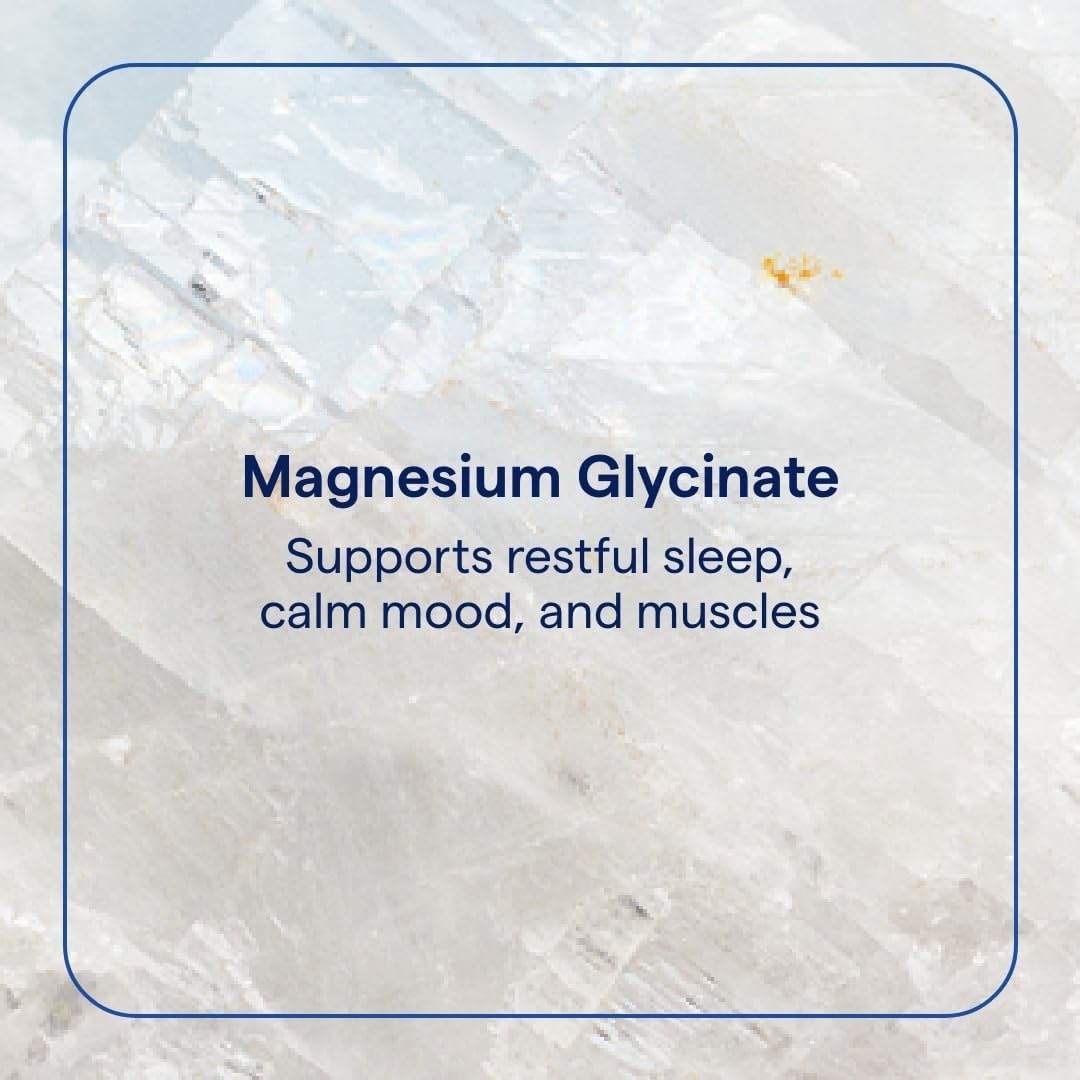 Trace Minerals Magnesium Glycinate Powder - Daily Magnesium Powder for Sleep Support - Calming Bedtime Drink - Natural & Gentle - Mixed Berry Lemonade - 180g (60 Servings)