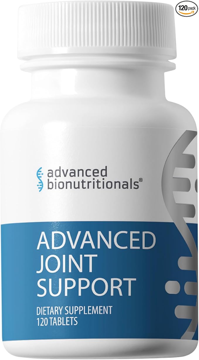 Advanced Bionutritionals Advanced Joint Support Supplement, Relieve Joint Discomfort, Calcium, Glucosamine, 5-Loxin, Manufactured in The USA, 120 Tablets