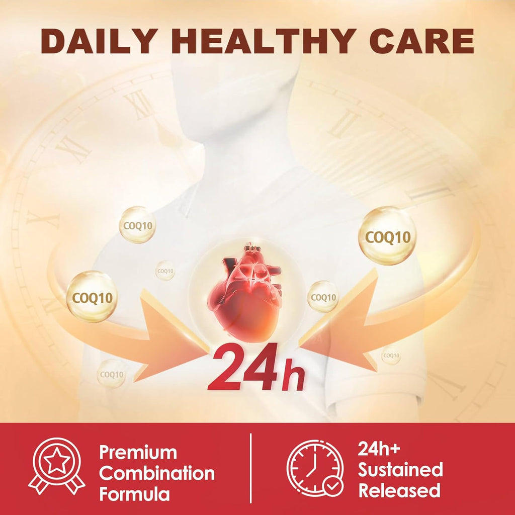 CoQ10 400mg SoftGels COQ10 - CQ10 Coenzyme Q10 Supplement, Plus PQQ, Omega 3, and Vitamin E, for Heart and Cellular Energy, 120 Servings