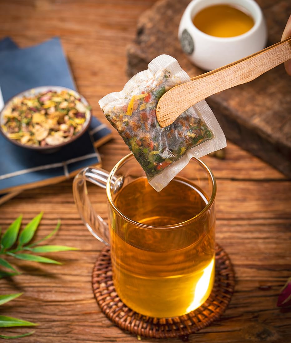 Premium Liver Detox Tea,30 Tea Bags /5.3 Oz, Nourishing Liver with 18 Natural Herb Ingredients, Traditional Chinese Liver Cleanse Tea, for Liver Detox & Liver Protection Hebal Chinese Tea 排毒茶.