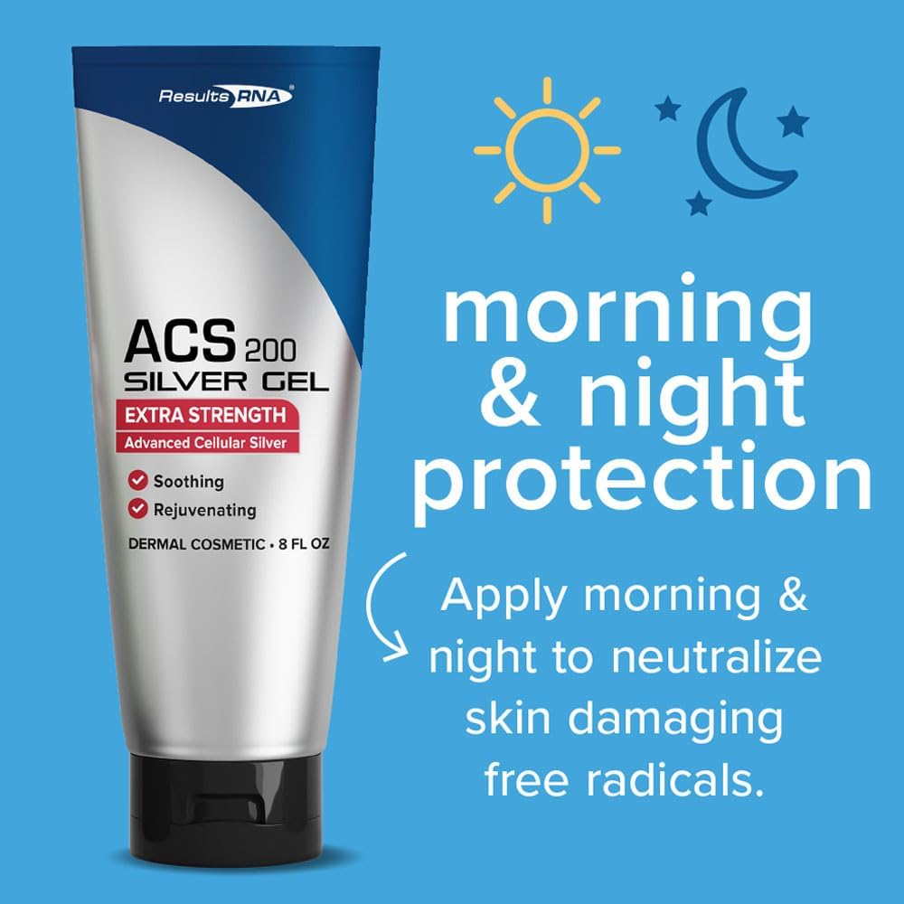 Results RNA - ACS 200 Silver-Glutathione Gel – Advanced Cellular Colloidal Silver Gel for Wound Care & Superior Dermal Healing. Clinically Proven. Recommended by Doctors Worldwide (2 oz - 30 Day)