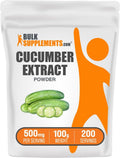 BulkSupplements.com Cucumber Extract Powder - Cucumber Supplement, for Hydration - Vegan & Gluten Free, 500mg per Serving, 100g (3.5 oz) (Pack of 1)