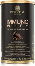 Essential Nutrition Immuno Whey - Isolate & Hydrolyzed Whey Protein Powder with Added Amino Acids to Support Glutathione Production - Beta Glucan - Chocolate - 16.9 oz (15 Servings)