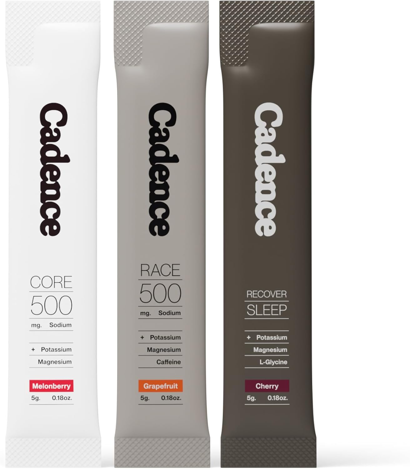Cadence Sachets Complete Variety Pack - Carton (5g x 30) Science-Backed Hydration | Zero Caffeine | Vegan, Keto & Paleo Friendly | Sodium, Potassium & Magnesium for Performance & Recovery