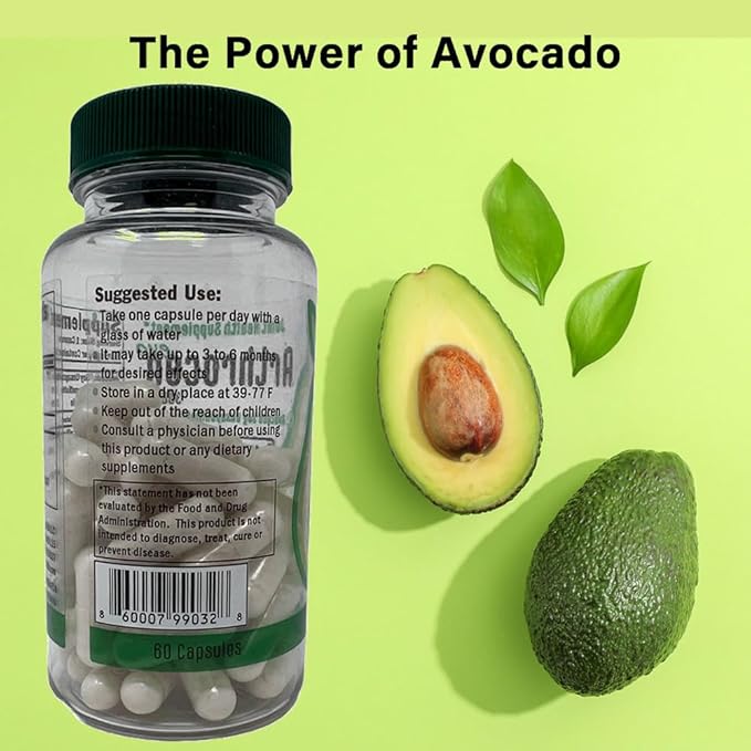 EVO Vegan Joint Health Supplement, 300Mg Avocado Soy Unsaponifiable, 60 Day Supply, One Capsule Per Day (6 Months)