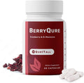 BerryQure Cranberry & D-Mannose Supplements for Women - D-Mannose Pills with Cranberry Juice Powder, Hibiscus Flower & Dandelion Herb Supports Urinary Tract Health - 60 Capsules