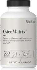 Shaklee OsteoMatrix® - Build & Maintain Strong Bones - 100% DV Calcium & Magnesium - Vitamins D & K - Zinc, Manganese - Clinically Tested for Absorption - 360 Caplets