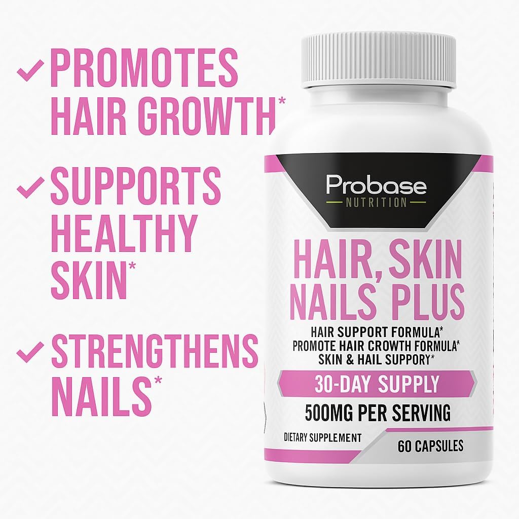 Hair, Skin and Nails Plus 60 Capsules 30-Day Supply
