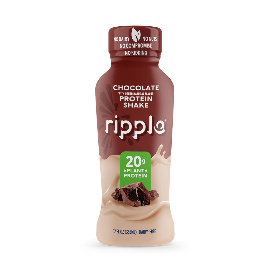 Ripple 12 oz Protein Shakes (12 Fl Oz (Pack of 12), Variety Pack (Chocolate and Vanilla))